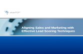 Lead Scoring Aligning Sales Marketing