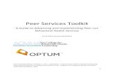 Peer Services Toolkit: A Guide to Advancing and Implementing Peer ...