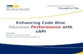 Enhancing Code Blue Performance with xAPI