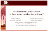 Assessment Consistency: Is Everyone on the Same Page?