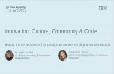 Innovation Enablers: Culture, Community & Code