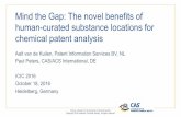 ICIC 2016: Mind the Gap:  The novel benefits of human-curated substance locations for chemical patent analysis
