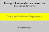 Thought Leadership - Changing the Rules of Engagement
