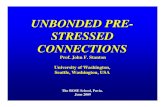 Unbonded PreStress Connections
