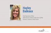 Hayley Badeaux 2015 CUES Next Top Credit Union Exec Presentation