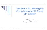 Statistics for managers using microsoft excel cp-11