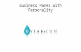 Business names with personality