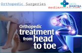Orthopedic surgeries