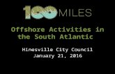 100 Miles: Offshore Activities in the South Atlantic