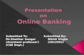Online banking ppt