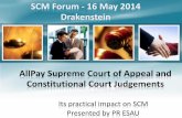 AllPay Supreme Court of Appeal and Constitutional Court PPT