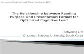 The Relationship between Reading Purpose and Presentation Format for Optimized Cognitive Load.