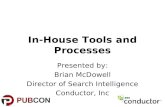 Pubcon 2013: In-house seo - tools and processes