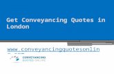 Get Conveyancing Quotes in London -