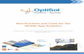Best practices and tools for the mobile app analytics