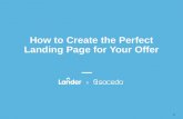 [Webinar] How to Create the Perfect Landing Page for Your Offer