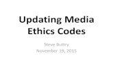 Updating codes of ethics