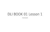 Dli book 01 lesson 1.homework updated