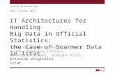 IT Architectures for Handling Big Data in Official Statistics: the Case of Scanner Data in Istat - Antonio Virgillito