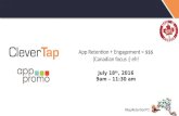 CleverTap & App Promo: App Retention & Engagement Strategy Seminar