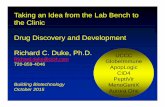 Richard Duke Basics of Drug Discovery and Development