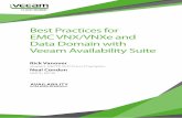 Best Practices for EMC VNX/VNXe and Data Domain with Veeam Availability Suite