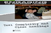 Text Complexity and Close Readings