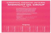 GRAPHIC DESIGN INTERN MIDNIGHT OIL GROUP