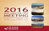 the 2016 CESSE CEO Mid-Winter Meeting!