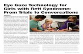 Eye Gaze Technology for Girls with Rett Syndrome: From Trials to ...
