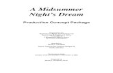 A Midsummer Night's Dream Production Concept Package