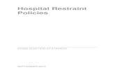 Hospital Restraint Policies - AAGBI