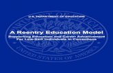 A Reentry Education Model: Supporting Education and Career ...