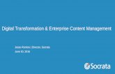 TX DGS 16 presentation - Digital Transformation and Enterprise Content Management - J Romine
