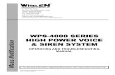 13575: WPS 4000-series High power Voice and Siren System ...