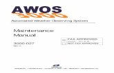 AWOS 3000 Maintenance Manual