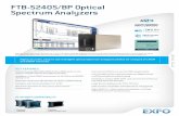 FTB-5240S/BP Optical Spectrum Analyzers