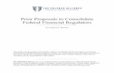 Prior Proposals to Consolidate Federal Financial Regulators