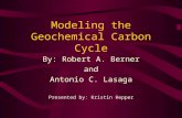 PowerPoint Presentation - Modeling the Geochemical Carbon Cycle