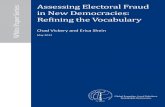 Assessing Electoral Fraud in New Democracies