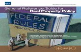 General Reference Guide for Real Property Policy