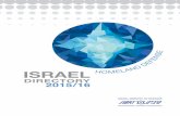 Israel Homeland Defense Directory 2015/16
