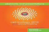 2016 ASCB Meeting-Oral Abstracts
