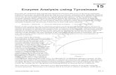 Enzyme Analysis using Tyrosinase