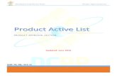 Product Active List