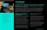 IP Office™ Contact Center | Multichannel Customer Contact | Avaya