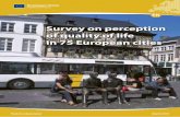 "Survey on perception of quality of life in 75 European cities" in 2009