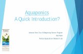 Aquaponics A Quick Introduction?