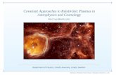 Covariant Approaches to Relativistic Plasmas in Astrophysics and ...