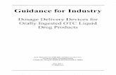 Dosage Delivery Devices for Orally Ingested OTC Liquid Drug ...